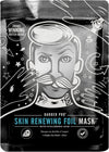 SKIN RENEWING FOIL SHEET MASK WITH HYALURONIC ACID & Q10 | Hydrating, Anti-Aging, & Restorative | Face Masks Beauty | Mens Skincare | Hyaluronic Mask |