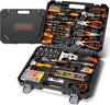 Tool Kit - Ultimate 120 pcs Tool Box - Includes Hand Tools, LED Torch, Hex Keys, 3m Tape Measure & More - Comprehensive DIY Tool Kits for Home, Perfect for Beginners - Includes Carry Case