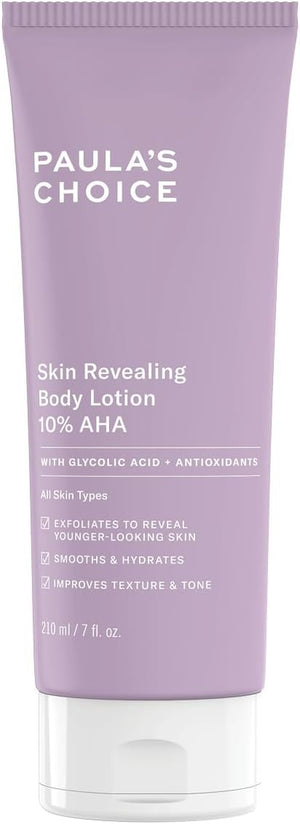 Paula’s Choice Skin Revealing 10% AHA Body Exfoliant - Exfoliating Body Lotion & Anti Aging Cream with Glycolic Acid & Antioxidants - Improves Rough & Bumpy Skin - All Skin Types - 210 ml