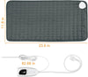 Heating pad, Electric Heat Pad with Automatic Switch-Off and 6 Temperature Levels Heating pad for Back Neck Shoulder Belly Heating Technology - Machine Washable (Dark Gray, 12" x 24")