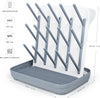 Baby Bottle Drying Rack: Large Vertical Bottle Dryer Rack Holder - Space Saving Standing Dring Rack for Baby Bottles and Pump Part Cleaning (Gray)…