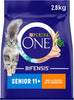 11+ Dry Cat Food Rich in Chicken 2.8kg, Pack of 4