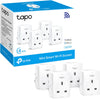 "Smart Home Essential:  Wi-Fi Smart Plugs - 4 Pack, Works with Alexa & Google Home, Easy Device Sharing, No Hub Needed"