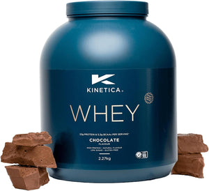 Chocolate Whey Protein Powder | 2.27kg | 22g Protein per Serving | 75 Servings | Sourced from EU Grass-Fed Cows | Superior Mixability & Taste