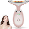 Facial Massager for Face and Neck,Red Light Therapy for Face,Neck Face Beauty Device with Warming & Vibration Function,3 in 1 True Beauty Glow Facial Massager for Enhanced Face,Neck and Shoulder Care