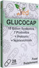 Glucocap Complex Probiotics and Prebiotics Complex - 10 Billion CFU - 20 Live Bacterial Cultures - 28 Probiotic Complex Capsules for Female & Male - Lactobacillus Plantarum 28 days Supply.