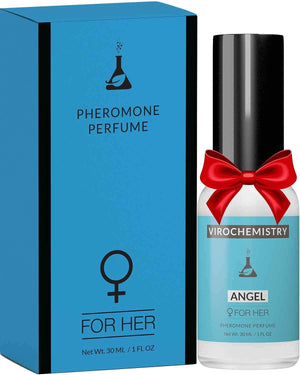 Pheromones to Attract Men for Women (Angel) - Elegant, Ultra Strength Organic Fragrance Body Perfume (1 Fl. Oz)(Human Grade Pheromones to Attract Men)