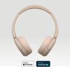 WH-CH520 Wireless Bluetooth Headphones - up to 50 Hours Battery Life with Quick Charge, On-ear style - Beige