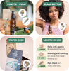 Organic Argan Oil 50ml - 100% Pure, Natural and Cold Pressed - for Hair, Face, Body, Beard, Nails - Vegan and Cruelty Free - Glass Bottle + Pipette + Pump