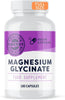 Magnesium Glycinate Mineral Supplement – 90 Servings – Supports Energy & Reduces Fatigue – Tummy-Friendly Magnesium Supplement – Turmeric & Ginger – Gluten Free Non-GMO Keto/Paleo