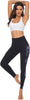 Women's High Waisted Gym Leggings - Full Color Printed Leggings, Non See Through Yoga Pants with Pockets