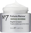 No7 Future Renew™ Damage Reversal Night Cream 50ml Anti-Aging & Hydrating Formula for Dry & Uneven Skin Tone Premium Night Repair Cream for Radiant Skin