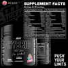 Hybrid Pre Workout 320g - Pre Workout Supplement by  - Pre Workout Powder Made in The UK (Rainbow Candy)