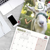 Hardworking Animals At Work Rest & Play of The British Army OFFICIAL Large Wall 2025 Calendar UK Holidays MADE IN BRITAIN® Eco-Friendly (Open size 610mm x 305mm) Solar Energy FSC® paper