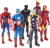 Titan Hero Series Action Figure Multipack, 6 Action Figures, 30-cm Toys, Inspired Comics, for Children Aged 4 and Up