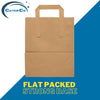 Large Brown Paper Bags with Handles - 500 Pack, 10x12x5.5" (30x26x14cm) - Biodegradable Kraft Bags for Food Takeaway, Groceries, Gift, Delivery & Events - Large - (30x26x14cm) - 500 pack