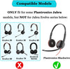 Ear Cushions for Plantronics Headset, Ear Pad Replacement Headphones Earpads Designed for Plantronics Blackwire C320 3210 3220 3320 HW251N HW261N HW510 Jabra Biz 2300 GN2000 PRO 920 9450 (10 Pack)