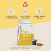 Nutrition Diet Whey Low Calorie Protein Powder, Low Carb, High Protein Lean Matrix, Creamy Vanilla Diet Whey Protein Powder, High Protein, 32 Servings Per 800g Bag