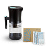 V2 Water Filter | 2.2L Glass Water Filter Jug and Refillable Eco Cartridge Cartridge | 3 Month Supply