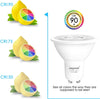 GU10 LED Bulbs, Dimmable 5W Colour Changing Spot Light Bullb with Remote, RGB + Daylight White, Timer, 45° Beam Angle (Pack of 4)