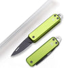 Pocket Knife, 1.75" Survival Stainless Steel Folding Knives UK Legal Sprint Cactus Green Finish, Stylish High Performance, Non Locking EDC Blade, Portable for Camping Hiking