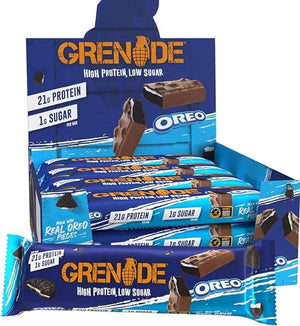 Grenade Oreo | CARB KILLA OREO Real Pieces High  | low sugar | High in Protein | Delicious Flavour | 12 x 60g