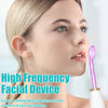 High Frequency Facial Machine - Portable Purple High Frequency Facial Skin Light Therapy Wand - with 6 Argon Tubes - Skin Tightening Machine for Hair Regrowth,Acne,Wrinkle Removal,Anti Aging