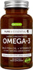 Advanced Omega-3 Wild Fish Oil & Vitamin D3, 1-a-Day 60 Servings, EPA DHA Fatty Acids, Triglyceride Form, Fast-Acting rTG, Ultra Pure, Natural Lemon Flavour,by Igennus