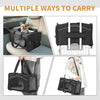 Cat Carrier Airline Approved ，Large Cat Carrier,Foldable Cat Carriers Medium Two-Way Placement on Plane for Cats and Small Dogs, Black