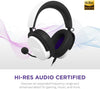 Relay Wired PC Gaming Headset - AP-WCB40-W2 -Hi-Res Audio Certified - DTS Headphone:X - 7.1 Surround Sound - Lightweight & Comfortable Design - Detachable Microphone - CAM Software - White