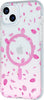 FlexQuartz phone case for iPhone 15 Plus - Compatible with MagSafe - 15x Military Standard Protection - Cherry Blossom Design