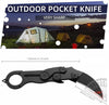 Jungle Hunting Folding Tool Camping Retractable,Outdoor Fishing Survival Working Tool, EDC Multi-Function Tool, with Bottle Opener and Glass Breaker