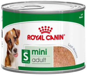 Mini Adult Wet Dog Food In Loaf Cans 12 x 195g