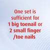 Fungal Nail Treatment Set for Toenails | Plasters & Nail Scraper Included