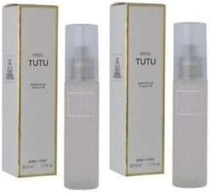 2 Pack Set Of Women's Miss Tutu Milton Lloyd Perfume Parfum De Toilette Fragrances 50 Millilitres