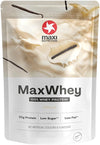 - MaxWhey - Whey Protein Powder Vanilla - Low-Fat - Low Sugar - Gluten & Soy-Free - Vegetarian - 420g - 113 kcal per Serving - 14 Servings