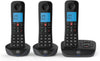 Essential Cordless Landline House Phone, Nuisance Call Blocker, Call Block button, Answer Machine, Trio Handset Pack