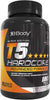 T5 Fat Burners Hardcore Suitable for Vegetarians, Weight Management Supplement for Men & Women, 180 Capsules