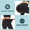 3 Pack Leggings for Women with Pockets High Waist Gym Leggings Black Tummy Control Stretchy Yoga Pants Trousers Workout Sports Fitness Running