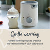 Easiwarm Bottle Warmer, Warms Baby Feeds to Body Temperature in Minutes, Automatic Timer, One-Dial Operation, White