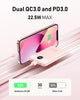 Power Bank Fast Charging 22.5W, 10000mAh Mini USB C Portable Charger with PD QC 3.0, Small Battery Pack, Compact External Battery Bank for iPhone, Samsung, Travel Essentials (Pink)