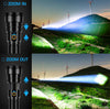 Torches Led Super Bright, 150000 High Lumens Rechargeable Torch, XHP70.2 Powerful Flashlight with Zoomable, 5 Modes Zoomable IPX7 Waterproof Brightest Torch for Camping Emergency