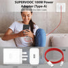 for OnePlus SUPERVOOC 100W Power Adapter for OnePlus 12/12R/11/Nord 4/3, USB Plug Charger Type-A Wall Charger Fast Charger w/ 1m USB C Cable for OnePlus Nord CE 4 3 Lite 10 9 8 7 for Oppo A78