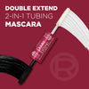 Double Extend Beauty Tubes Mascara, Black, 0.33 Ounces