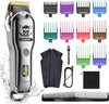 Hair Cutting Kit Pro Hair Clippers for Men Professional Barber Clippers IPX7 Waterproof Cordless Beard Trimmer Hair Trimmer