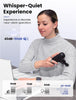 Mini Massage Gun,  Q2 Pocket-Sized Deep Tissue Massager Gun, Portable Percussion Muscle Massager Gun, Ultra Small & Quiet Muscle Massage Gun with Carry Case for On The Go Usage, Black