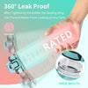 "Motivational 1L Sports Water Bottle with Straw and Time Markings - BPA Free, Leakproof, Ideal for Gym, Hiking, and Yoga"
