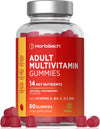 Multivitamin Gummies for Adults | 60 Count | 14 Essential Nutrients | with Vitamin A, B12, C, D & Zinc | Natural Strawberry Flavour | by