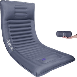 UL140 Inflatable Sleeping Pad with Built-in Foot Pump – Lightweight Camping Mat, Self-Inflating Sleeping Mattress for Hiking, Backpacking & Travel