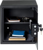 Steel Home Security Electronic Safe with Programmable Digital Keypad Lock for Jewelry, Money, Valuables Storage, 34 Litres, 33 cm W x 33 cm D x 36 cm H, Black